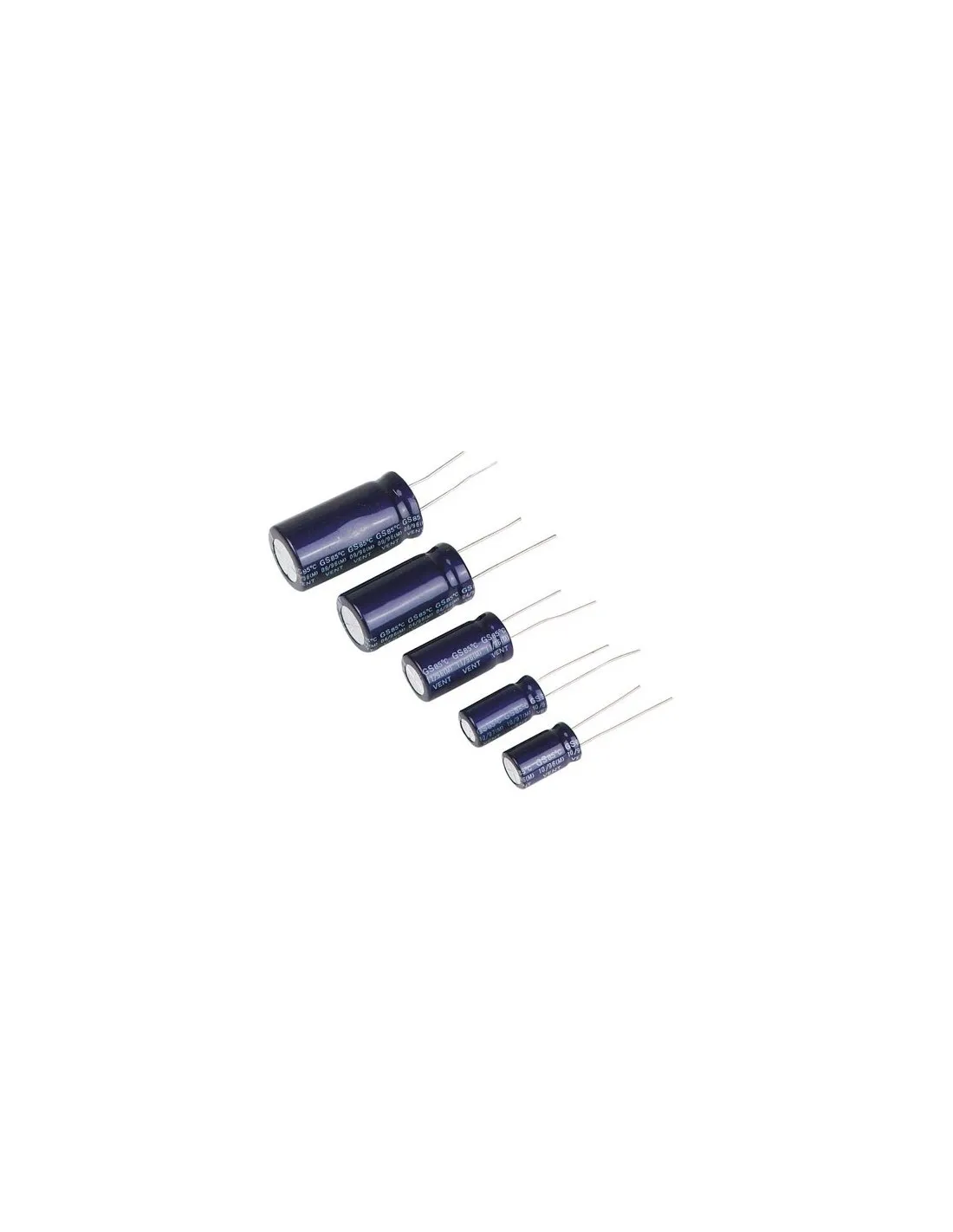 50 condensateur chimique radial 220,,µf / 35v-
