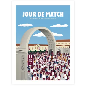 AFFICHE JOUR DE MATCH - UBB