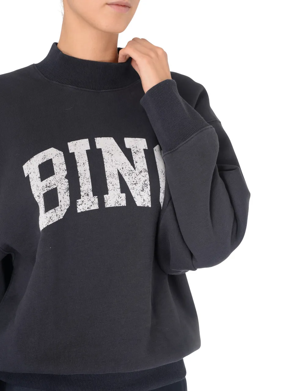 Anine Bing Sweat Bradie en coton bleu