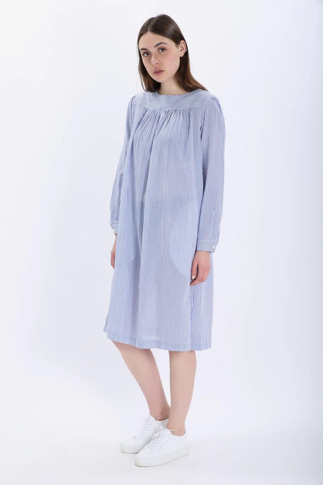 A.p.c. for woman Robe cassie Bleu - GRADUATE STORE