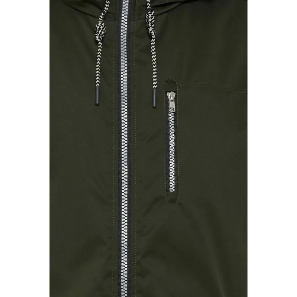 Blouson Vert manches longues à capuche | 3 Suisses