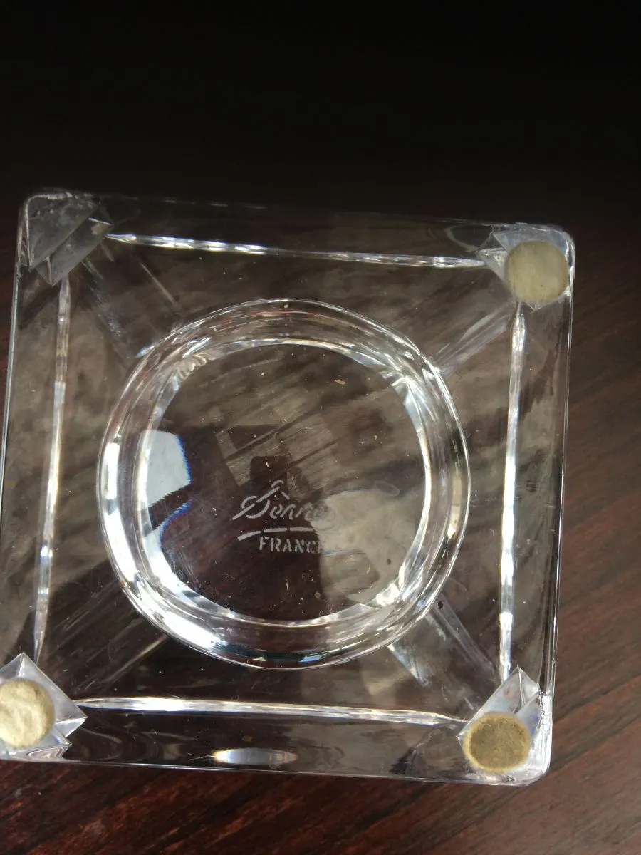 Cendrier Cristal de sèvre 