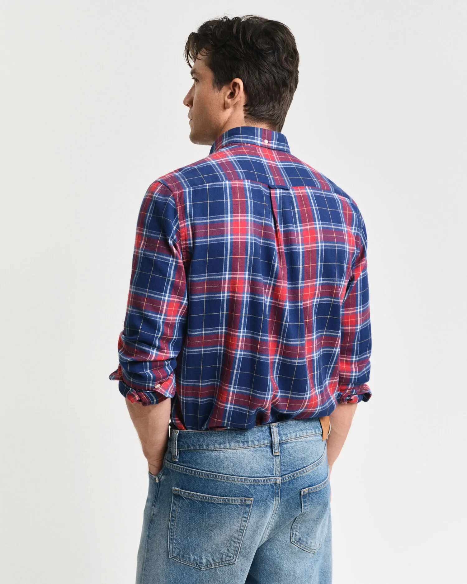 Chemise regular fit en flanelle à carreaux