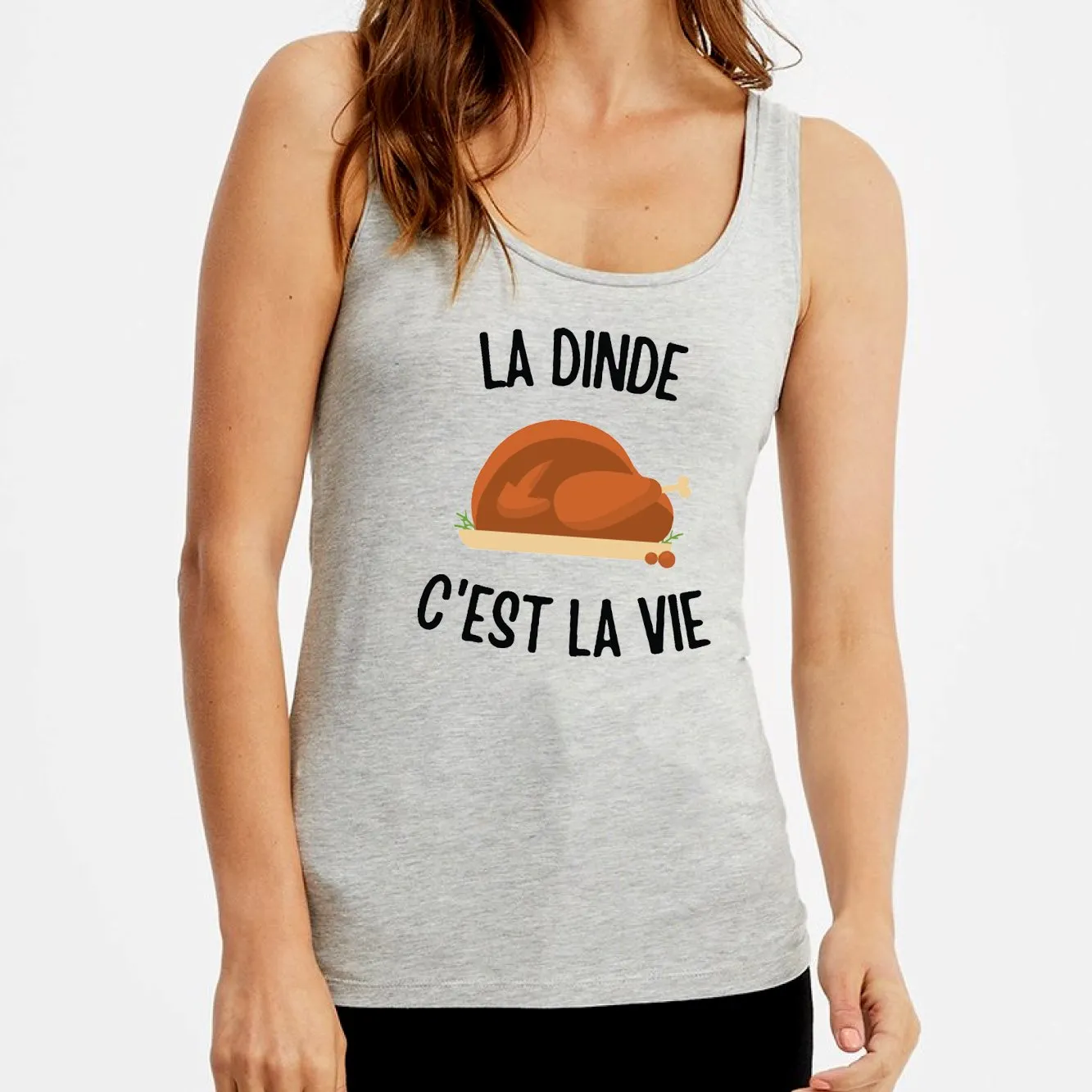 Débardeur Femme La dinde c'est la vie