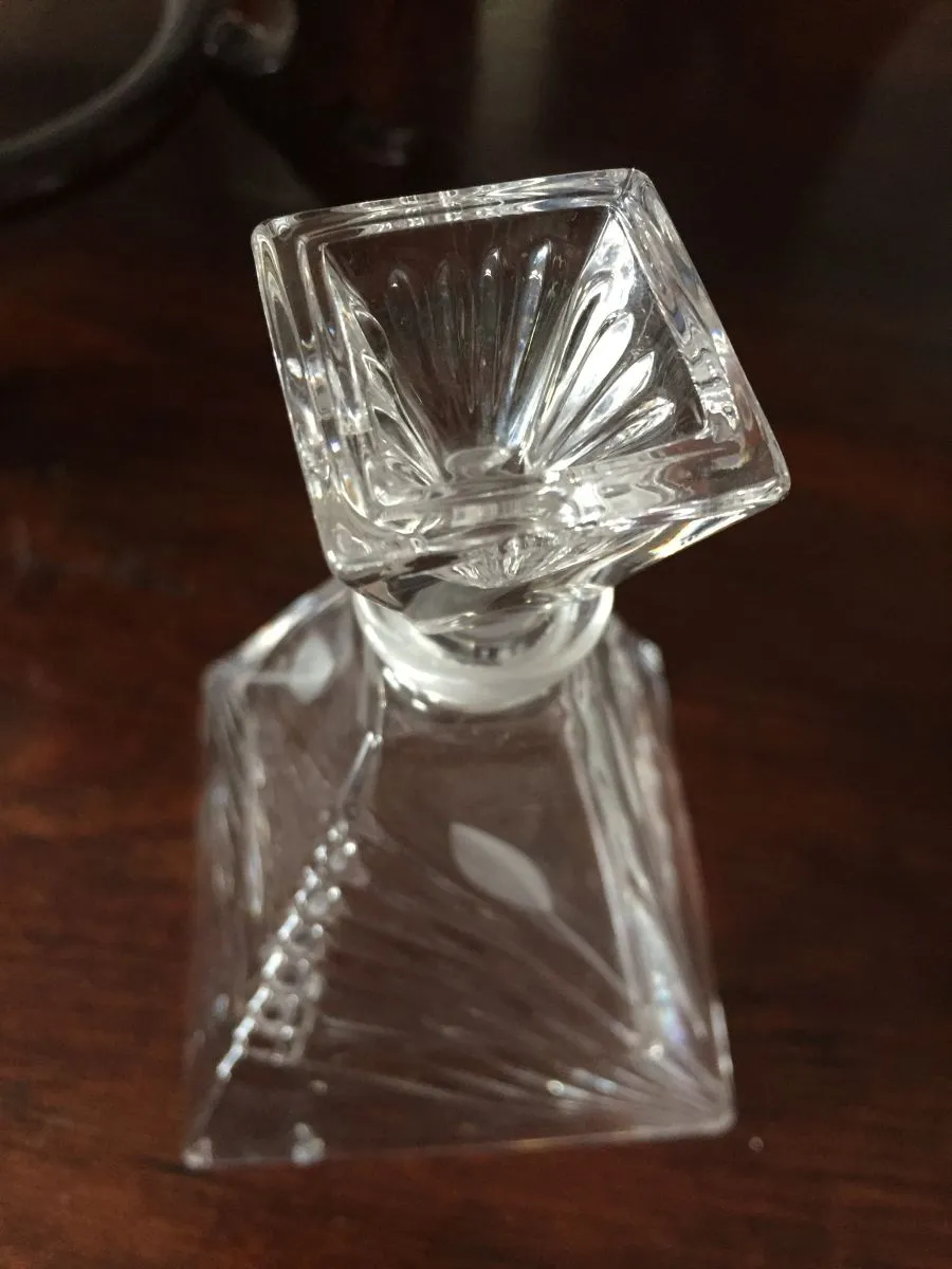 flacon parfum cristal excellente état 