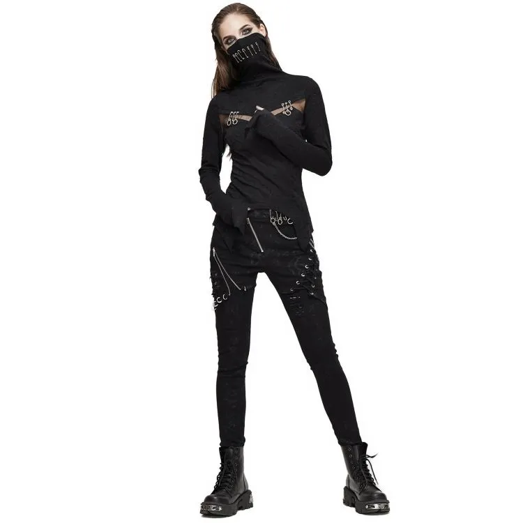 Haut Manches Longues 'Dark Turtleneck' Noir