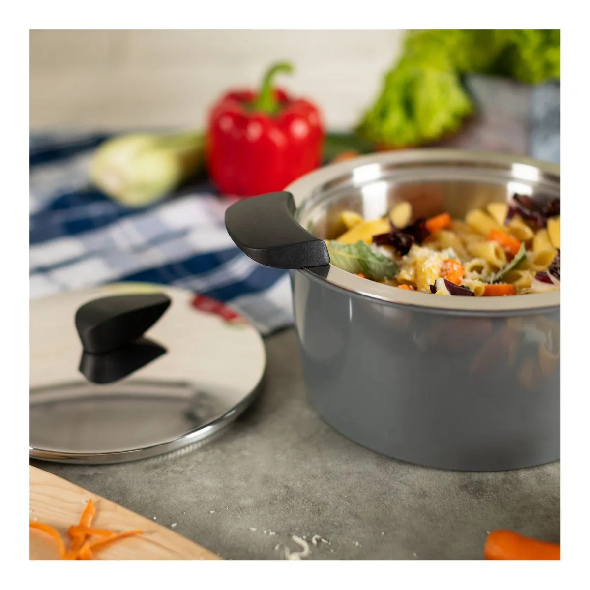 HOTPAN® Faitout grise 2.0 L · Ø 18 cm