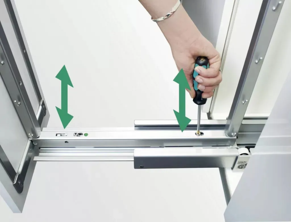 Kit armoire coulissante Dispensa anthracite