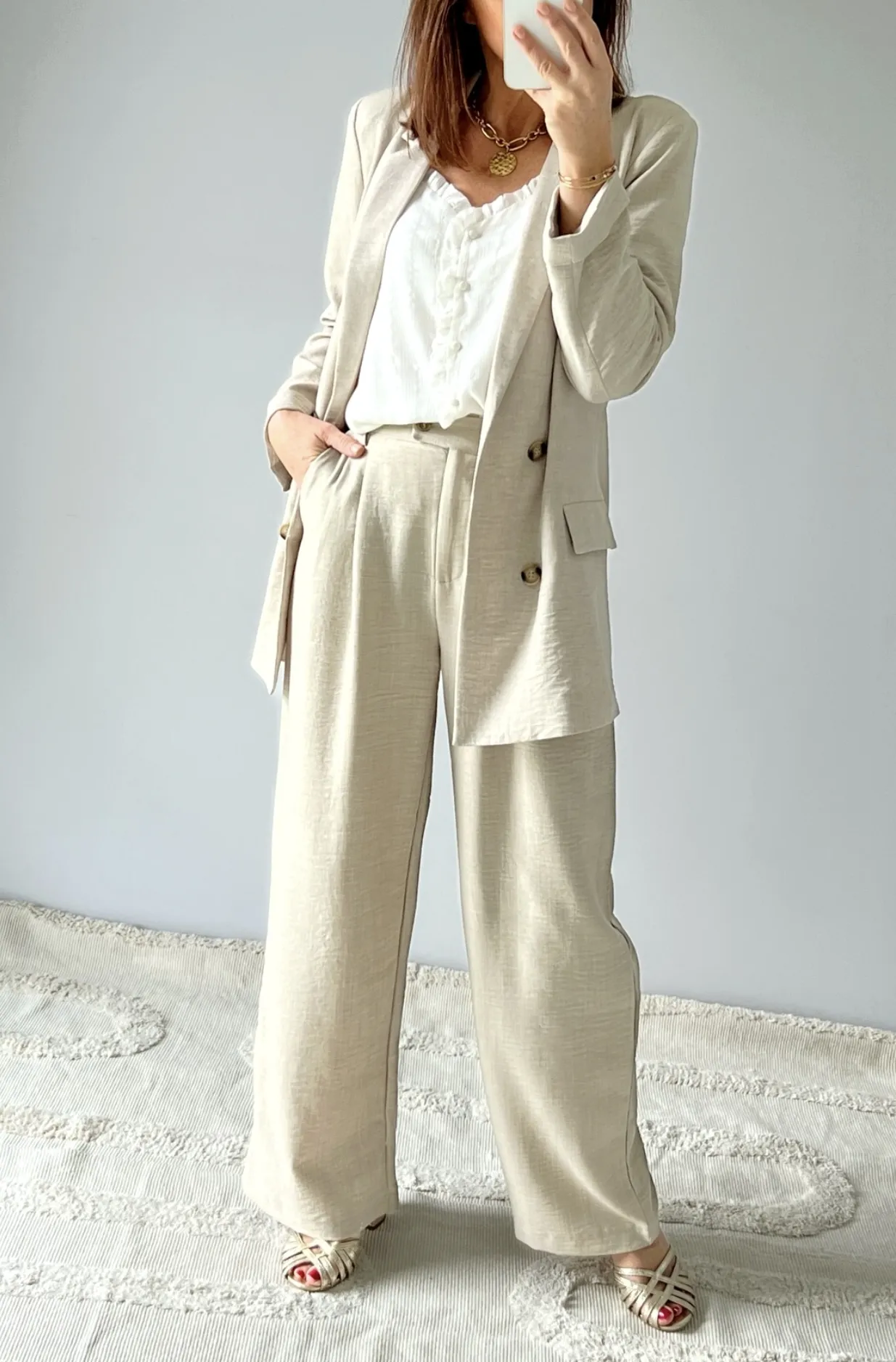 La veste Elouan beige