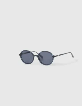 Lunettes solaires mixte cristal marbre bleu