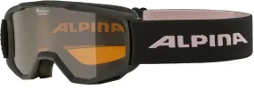 Masque de Ski Alpina Kids Piney Black Rose Matt Orange
