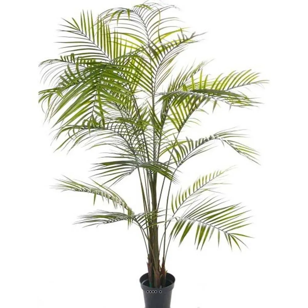 Palmier areca artificiel h195cm en plastique anti-uv en pot