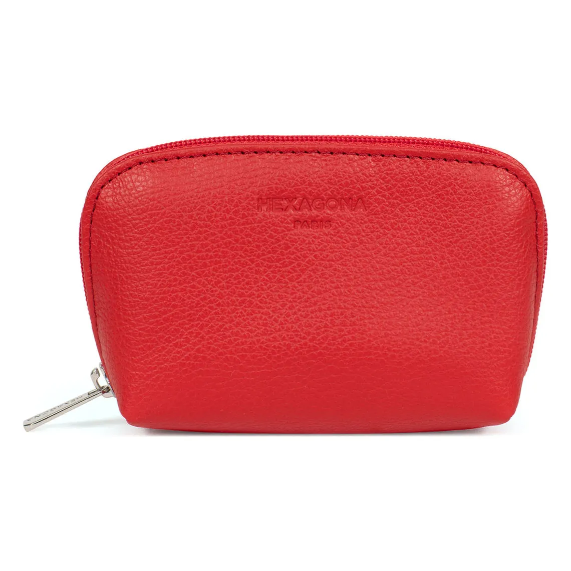 Porte-monnaie Cuir CONFORT Fraise Ida | 3 Suisses