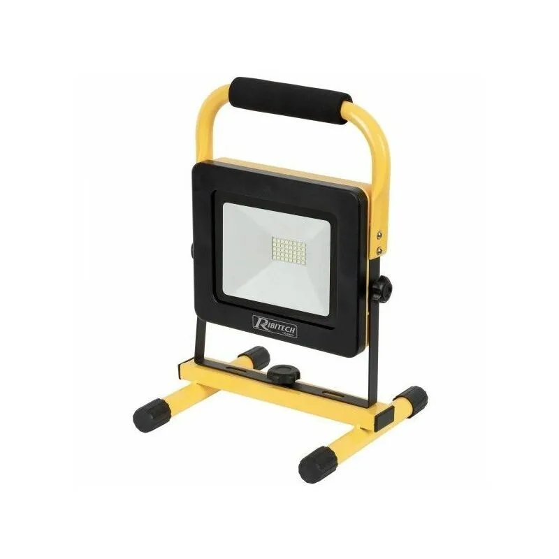 Projecteur a led 20W 1600 lumens a batterie li-ion portable - Ribimex
