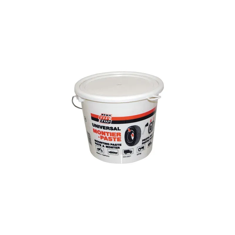 Pâte de montage de pneus Tip Top pour tracteur et engin agricole  - Pot de 5 Kg