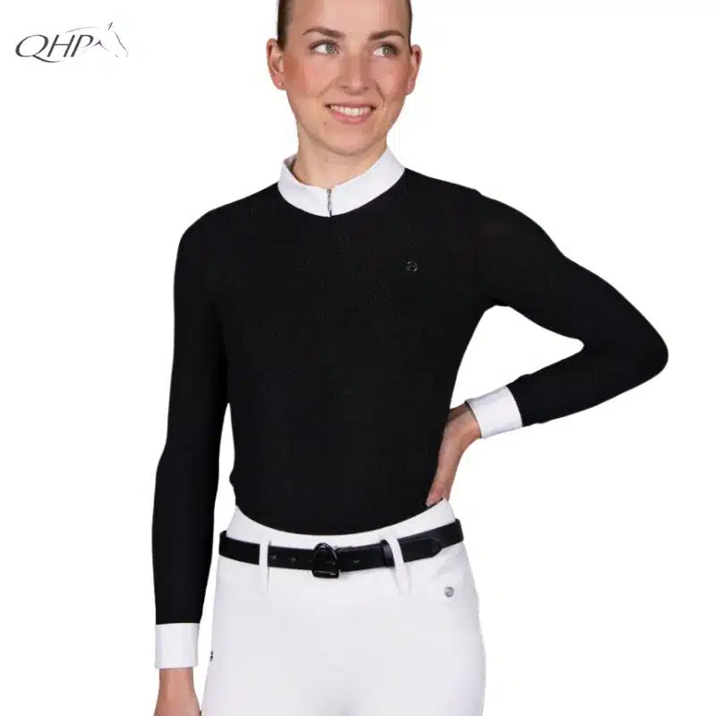 QHP – Polo de concours Juliet Noir