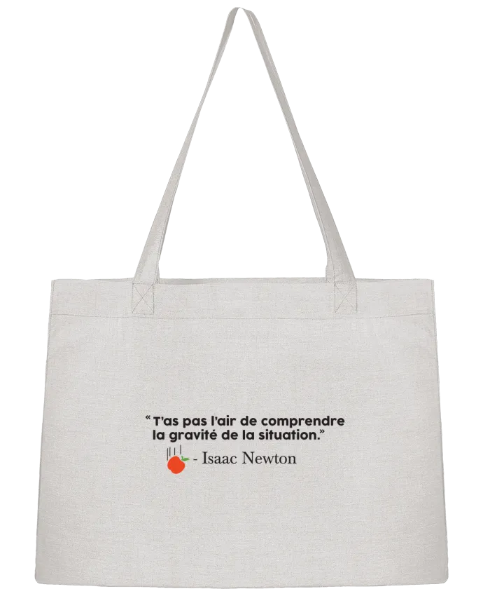 Sac Shopping Blague Gravité - Isaac Newton par tunetoo