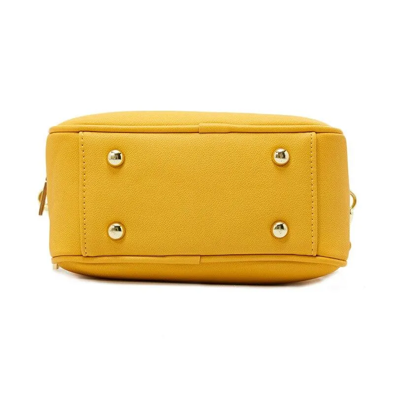 Sac à bandoulière vintage en couleur unie pour femme • Vintage Univers