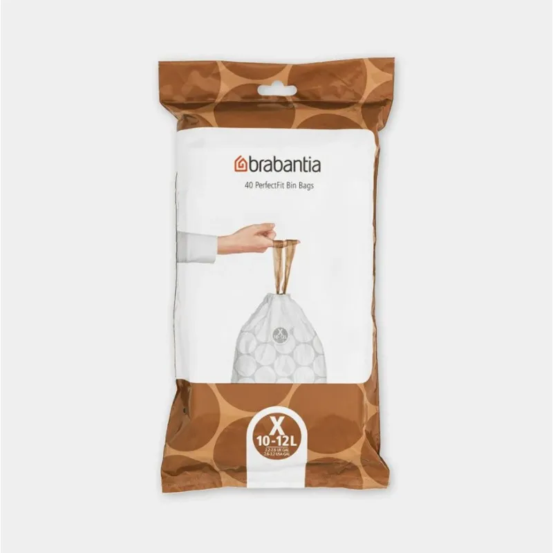  sacs poubelle PerfectFit X pour poubelle Bo/NewIcon 10-12L Brabantia 