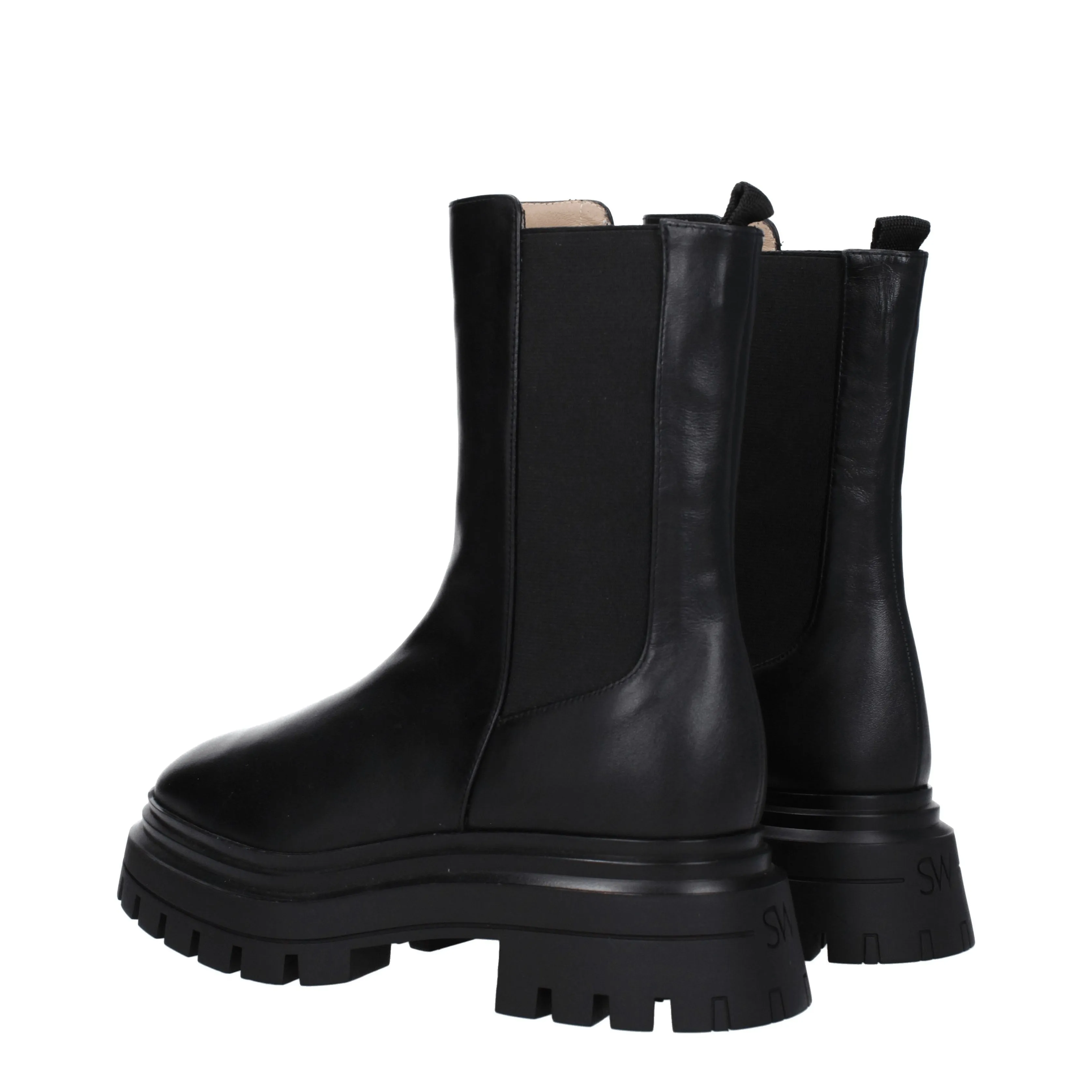 Stuart Weitzman Femmes 's Bottes en cuir noir