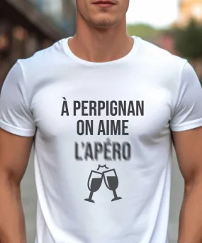 T-Shirt A Perpignan on aime l'apéro