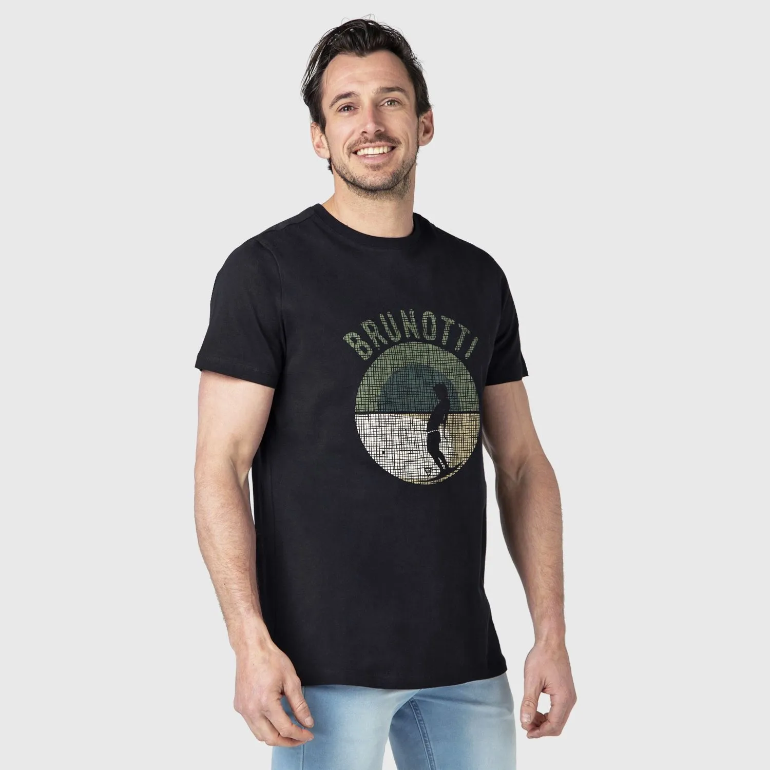T-Shirt Brunotti Hommes Tim Print Black
