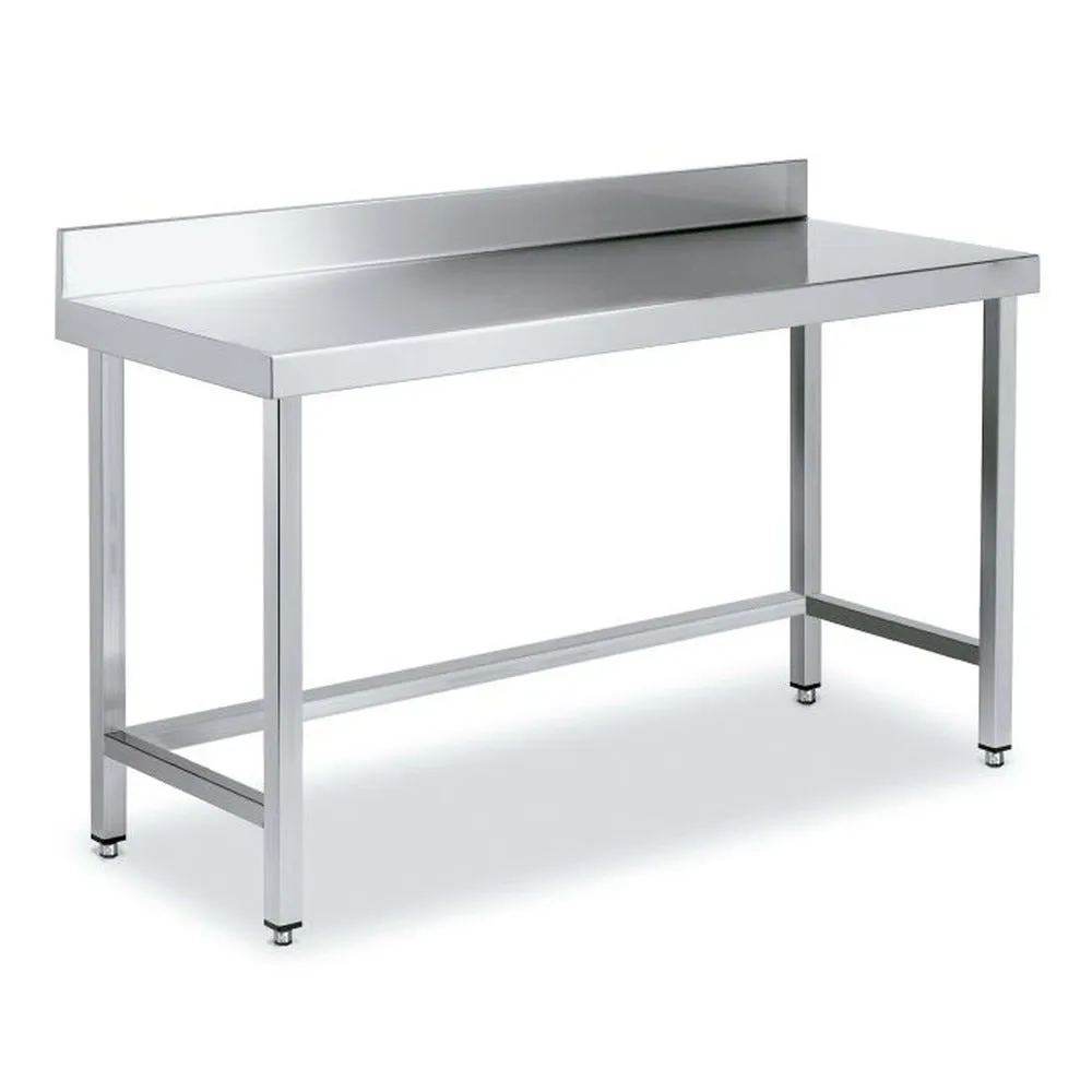 Table inox soudee adossee