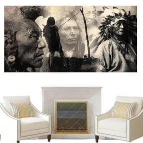 Tableau Vintage Style Indien