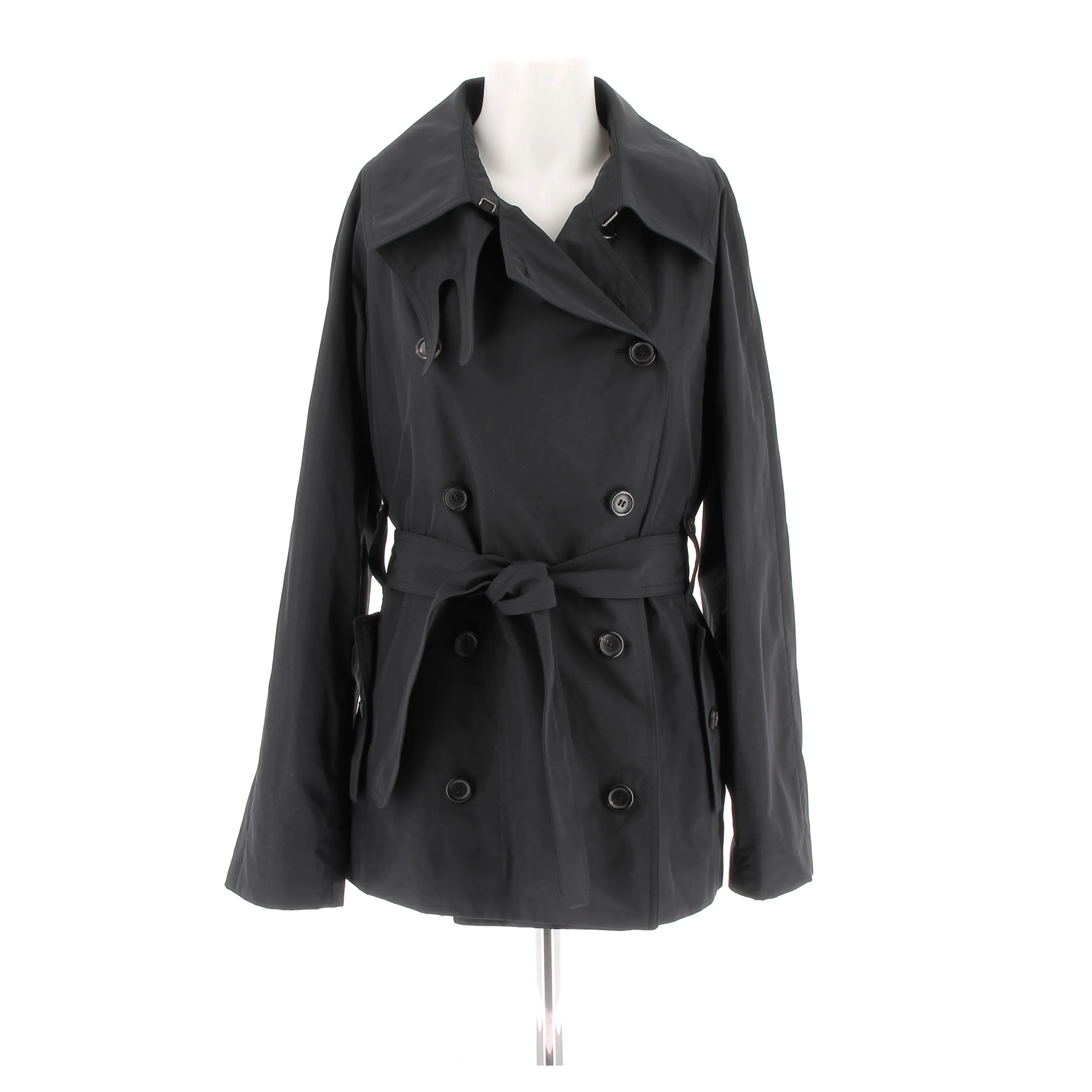 Trench noir court