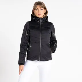 Veste de ski matelassée de luxe Femme DYNAMICAL | Noir