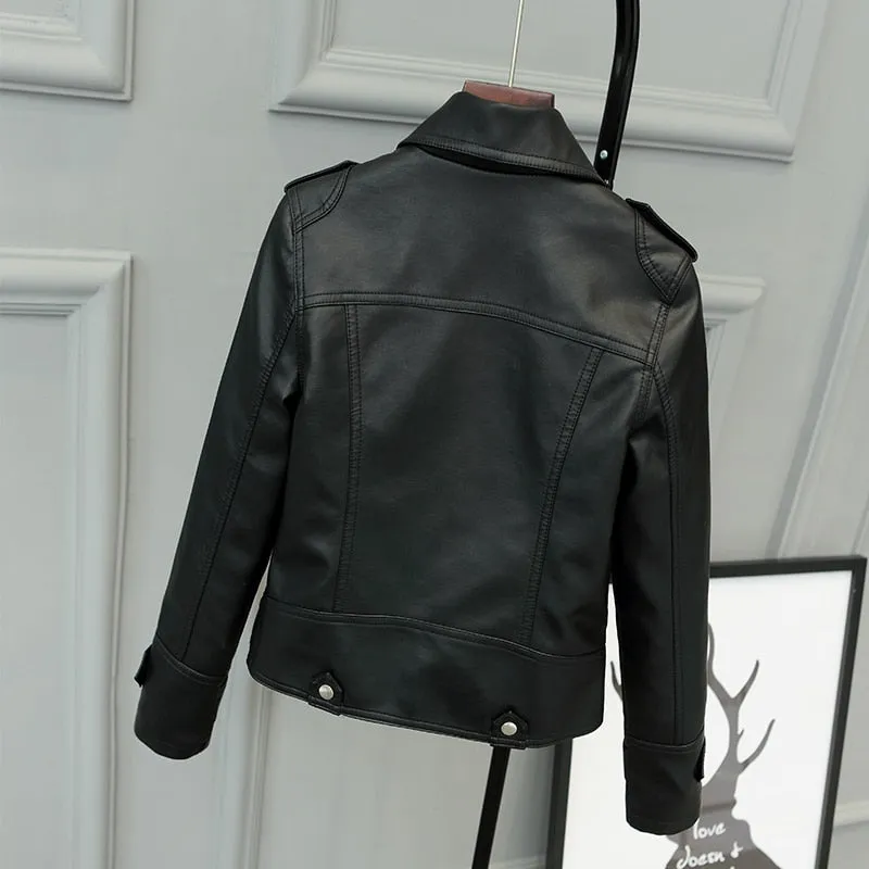 Veste gothique en cuir Raven – Audace et Sophistication