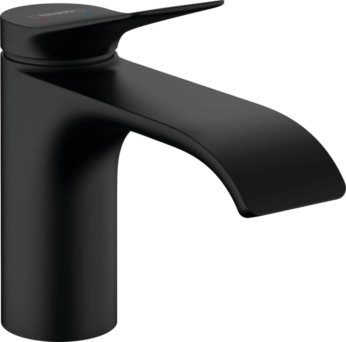 Vivenis Mitigeur de lavabo 80 avec tirette et vidage 75010670 noir mat
